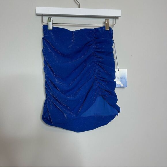 Revolve Majorelle Tennile Mini Skirt in Navy Night Sky Small NWOT - Picture 6 of 11